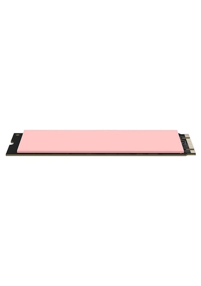 Wozlo 0.5mmx22x70mm Termal Pad M2 Ssd Ngff Nvme 2280 Chipset Soğutucu - 7x2cm - Pembe - 9w/mk