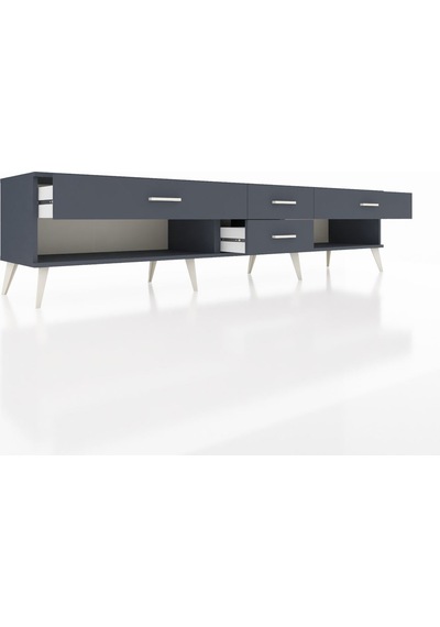 Hyperion Tv Ünitesi 4 Çekmeceli 220x44x51 Antrasit-çam/antrasit Atlas Çam/antrasıt - Antrasıt Hyperion Tv Ünitesi 4 Çekmeceli 220x44x51 Antrasit-çam/antrasit Atlas Çam/antrasıt - Antrasıt