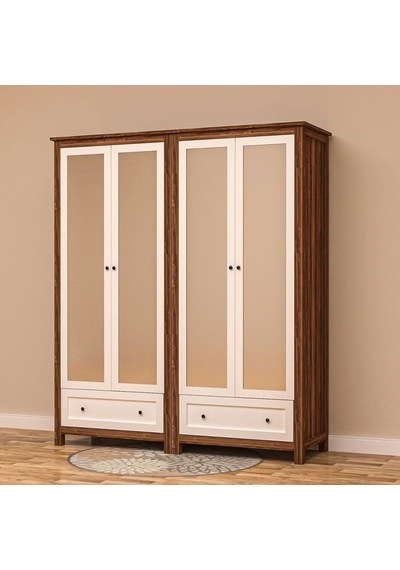 Afşin 4 Kapılı Gardrop Mdf Sis Gri Afşin 4 Kapılı Gardrop Mdf Sis Gri