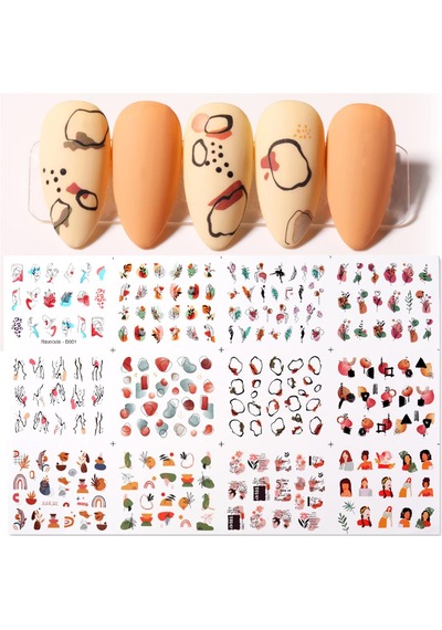Su Transferli Nail Art Sticker D001 51025-1