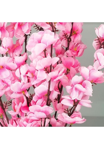 Yapay Çiçek Bahardalı Japon Kiraz Çiçeği 9 Dallı 57cm Pembe Diğer