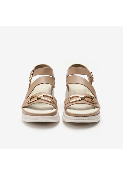 Sand Beige Sandalet Kadın 306081dm Donna Serena T. 6081dm Bej