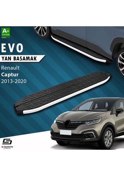 S-dizayn Renault Captur Evo Aluminyum Yan Basamak 173 Cm 2013-2020