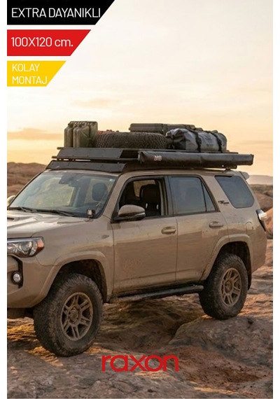 Universal Off Road Pnd Serisi Tavan Üstü Sepet 100x120cm. Dayanıklı Yük Taşıma Sistemi