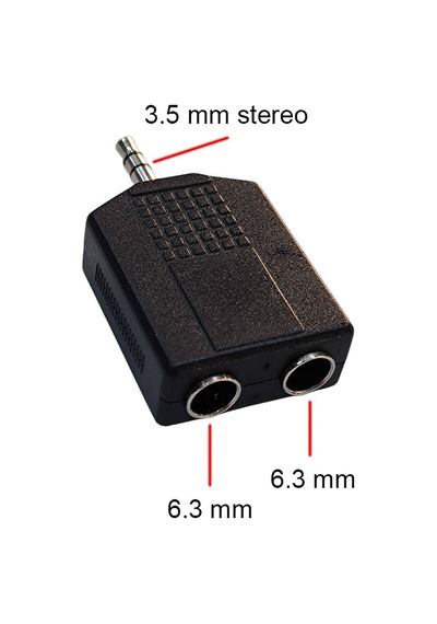 6.3 Mm 3.5 Mm Jack Çevirici 6.3 Mm Stereo Çevirici