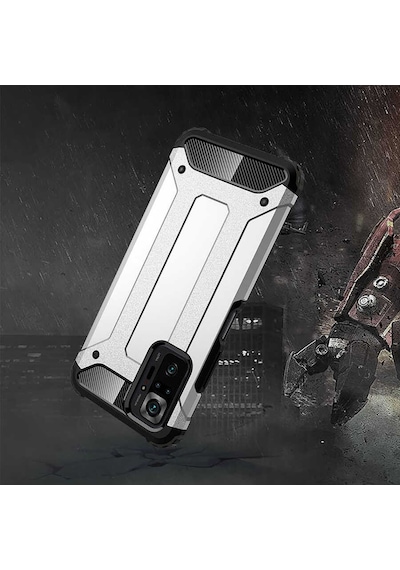 Xiaomi Redmi Note 10 Pro - Kilif Darbe Önleyici Zirh Tank Kapak