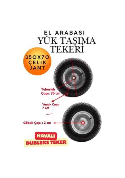 El Arabası Yük Taşıma Tekeri Bilyeli Rulmanlı Havalı Dubleks 350x70 Mm Çelik Jant Tekerlek Ağır Vasıta Dayanıklı Sanayi Tipi İnşaat Bahçe Arabası Lastiği El Arabası Yük Taşıma Tekeri Bilyeli Rulmanlı Havalı Dubleks 350x70 Mm Çelik Jant Tekerlek Ağır Vasıta Dayanıklı Sanayi Tipi İnşaat Bahçe Arabası Lastiği