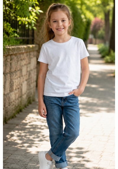 Kiagu Beyaz Kısa Kol Basic T-shirt- Terletmeyen Esnek Kumaş Pamuklu Mevsimlik Beyaz Kısakol Kız Çocuk Tsort Beyaz Kiagu Beyaz Kısa Kol Basic T-shirt- Terletmeyen Esnek Kumaş Pamuklu Mevsimlik Beyaz Kısakol Kız Çocuk Tsort Beyaz