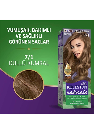 Koleston Saç Boyası Naturals 7/1 Küllü Kumral