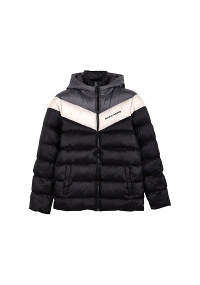 Skechers M Outerwear Colorblock Padded Jacket Erkek Siyah Mont S222069-001 Siyah Skechers M Outerwear Colorblock Padded Jacket Erkek Siyah Mont S222069-001 Siyah