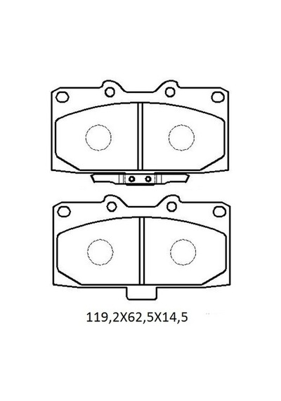 Out Subaru Impreza 03/05 Ön Fren Balatası Disk 137x45.5x17 Daıwa - Fren Ve Ekipmanları