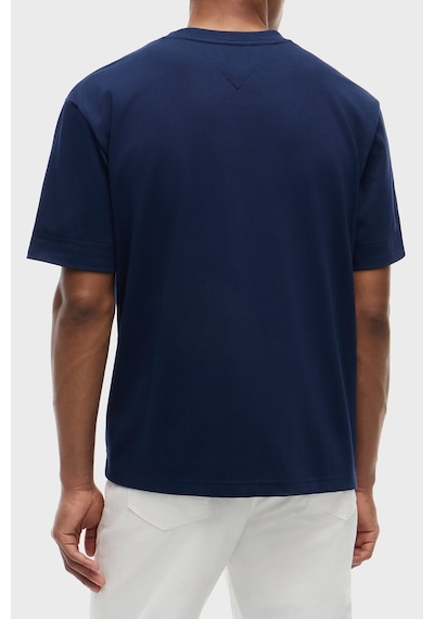 Tommy Hilfiger Pamuklu Regular Fit Bisiklet Yaka T Shirt Erkek T Shirt Mw0mw43203 Dcc Lacivert