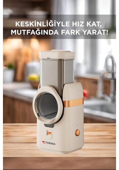 Torima TFS-01 5 İn1 Otomatik Rende-Doğrayıcı-Dilimleme Makinesi