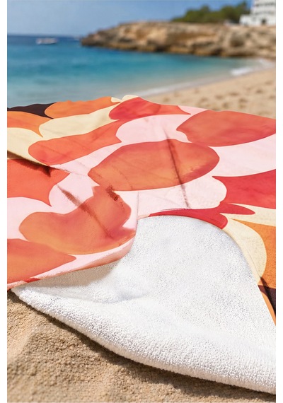 Geometrik Retro Dalga Plaj Havlusu-bohem Pembe Turuncu Havuz Deniz Banyo Hızlı Kuruyan Sahil Örtüsü Pastel Tınısı Geometrik Retro Dalga Plaj Havlusu-bohem Pembe Turuncu Havuz Deniz Banyo Hızlı Kuruyan Sahil Örtüsü Pastel Tınısı