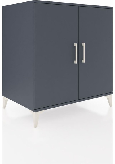 Kronos Şifonyer 2 Kapaklı 88x59x96 Antrasit-antrasit Antrasit