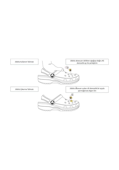 Simpson Desen Crocks Terlik Süsü Jibbitz Crocs Aksesuarı 8 Adet