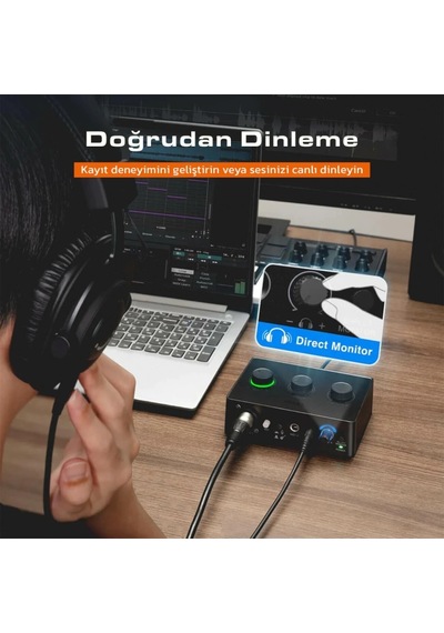Fifine Ampli1 Sc1 Usb Ses Kartı