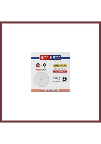 Storeşahin Horoz 20w Sensorlu Beyaz S/u Led Armatur 1 Adet Shn0720