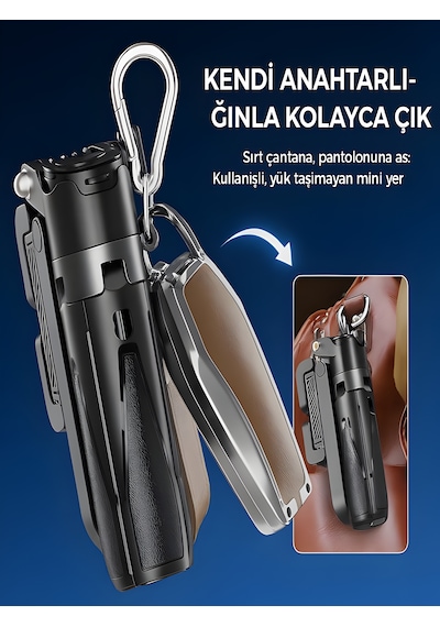 41.5 Cm 360 Ayarlanabilir Bluetooth Kumandalı Kablosuz Tripod Selfie Stick Monopod