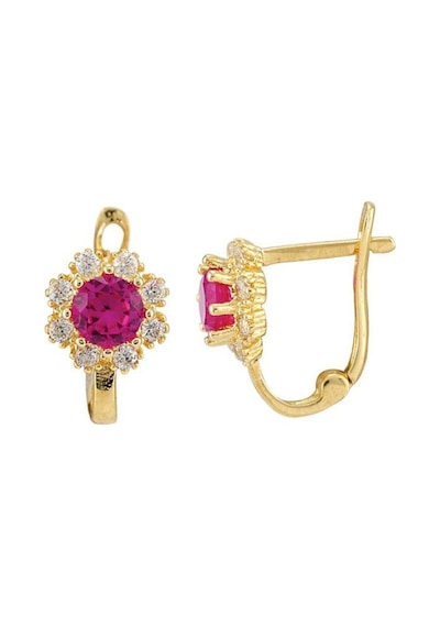 Altın Çocuk Küpe 14 Ayar Yuvarlak Tasarım Bc8484855