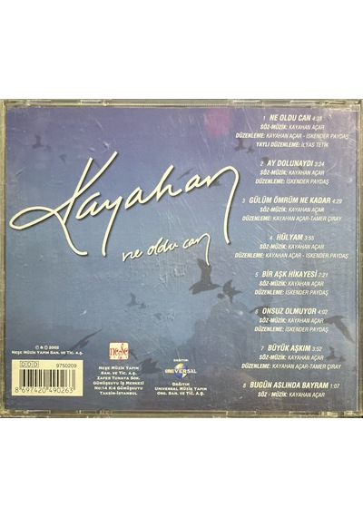 Müzik Cd'sidir Plak Değildir Cd Kayahan Ne Oldu Can Cd