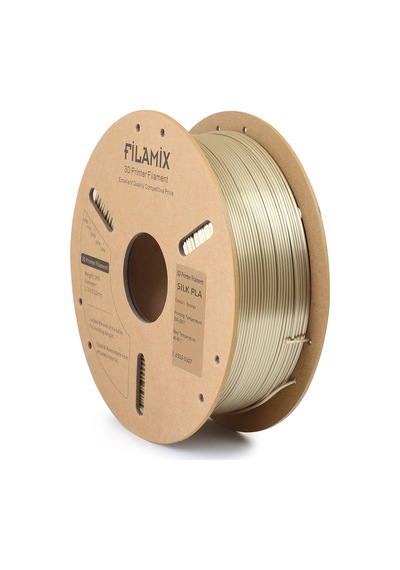 Filamix Silk Pla Filament 1.75mm 1kg-bronz