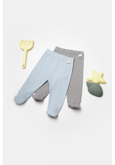 BabyCosy Organik 2 Li Patikli Pantolon Csyb9029 001