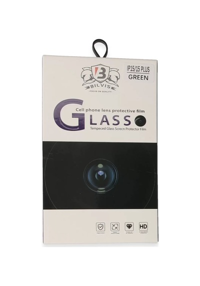 Newface Apple Uyumlu iPhone 15 Bilvis Titan Kamera Lens - Yeşil,