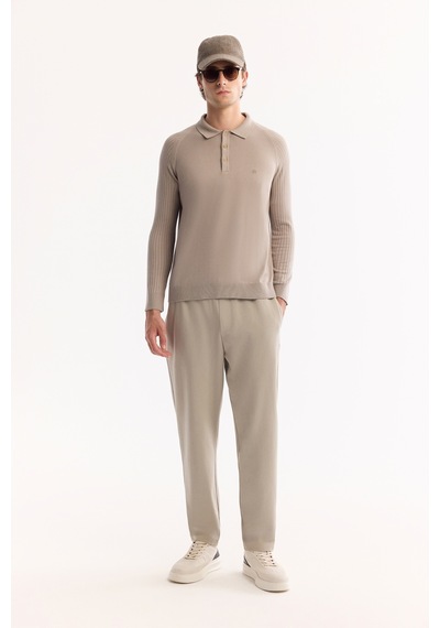 Avva Erkek Vizon Polo Yaka Düğmeli Soft Touch Dokulu Triko Regular Fit Kazak A52y5030 Avva Erkek Vizon Polo Yaka Düğmeli Soft Touch Dokulu Triko Regular Fit Kazak A52y5030