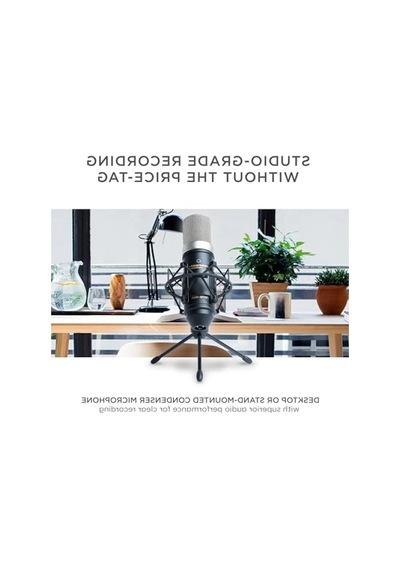 Kondenser Stüdyo Mikrofonu, Xlr Bağlantılı, 18 Mm Kapsül