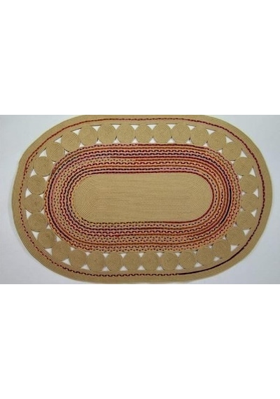 Jüt Halı El Yapımı Oval Model:430