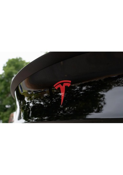 Dk Tuning Tesla Logo Model 3 X Y Bagaj 3m Kırmızı Rozet Amblem