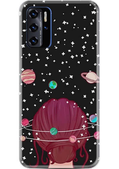 Reeder P13 Blue 2021 Kilif Desenli Silikon Space Woman 508342613