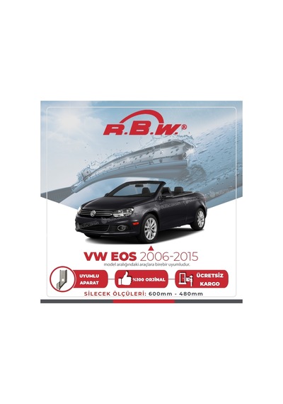 Rbw Volkswagen Eos 2006 - 2015 Ön Muz Silecek Takımı