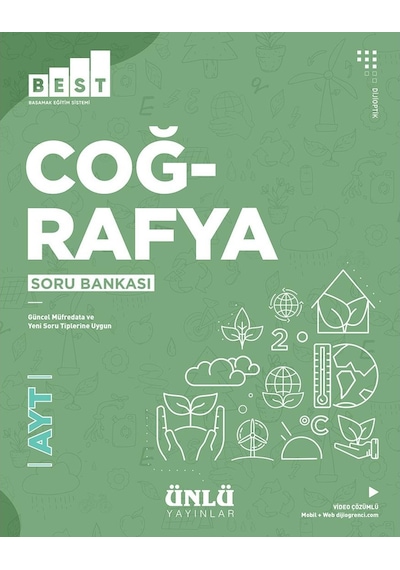 Ayt Coğrafya Soru Bankası Best - Ünlü Yayınları