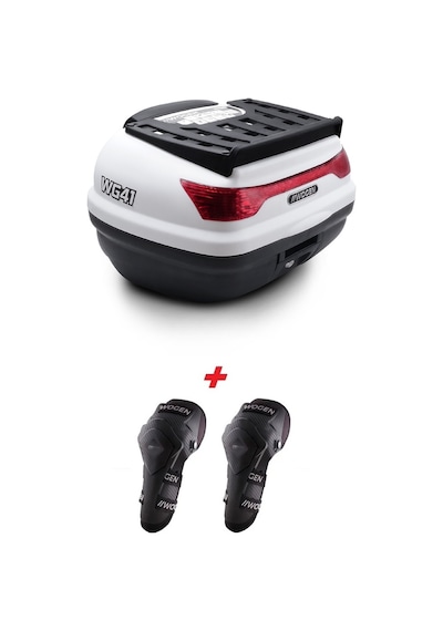 Wogen Wg41 Premium Arka Çanta 41 Litre Beyaz + Karbon Dizlik He Siyah