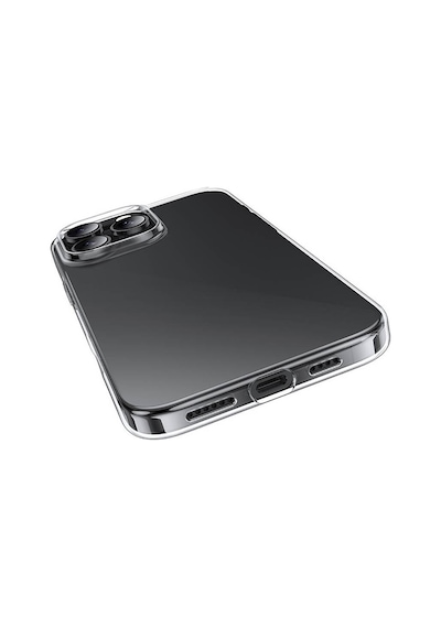 Apple iPhone 16 Pro Max Uyumlu Kılıf Zore Süper Silikon Kapak-şeffaf Şeffaf
