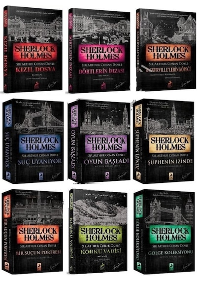 Sherlock Holmes Seti 9 Kitap