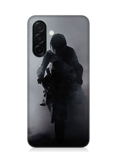 Samsung Galaxy A36 Uyumlu Motosiklet Sürücüsü  Desenli Silikon Kılıf