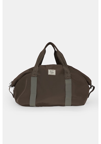 İcone Bag Icone Mat İçin Fermuar Kapamalı Yoga, Pilates, Fitness ,gym Spor Çantası Kahve
