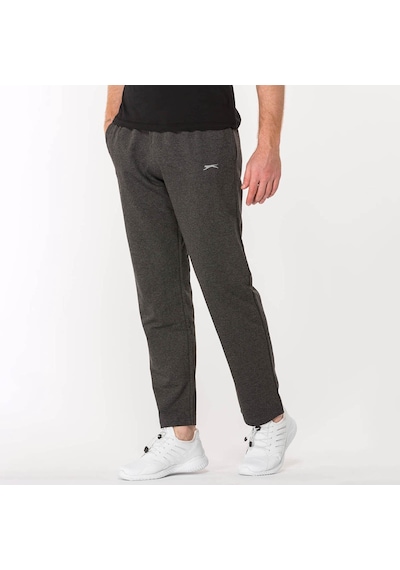 Slazenger  OTEKS Erkek Cepli Koyu Gri Eşofman  Altı