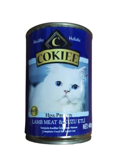 Cookie Kuzu Etli Pate Yetişkin Kedi Konservesi 400 G