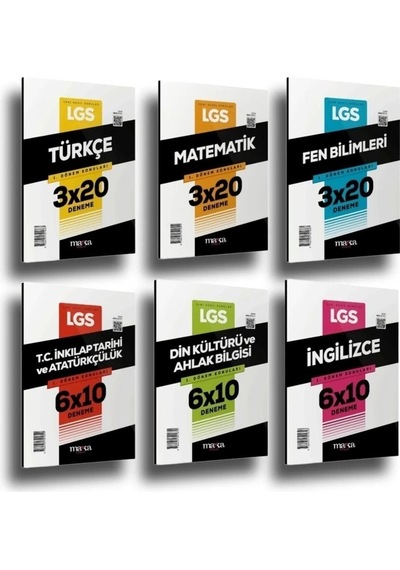 Lgs 2025 1.dönem Deneme Seti Türkçe Matematik Fen Inkılap Din Ingilizce Tamamı Çözümlü