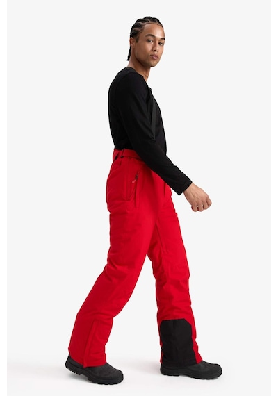 Defacto Regular Fit Fermuarlı Su Geçirmez Kayak Pantolonu D0011ax25wnrd296 Kırmızı-rd296