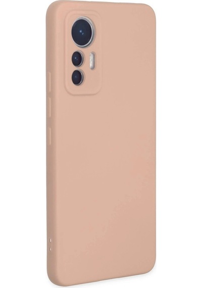Durukar Mi 12 Lite Kılıf Nano İçi Kadife Silikon - Pudra