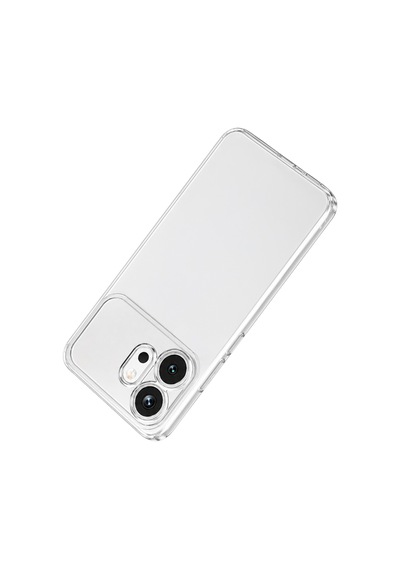 Huawei Honor 600 Lüx Şeffaf Silikon Telefon Kılıfı - Şeffaf
