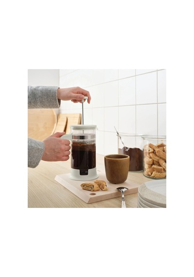 Upphetta French Press , Paslanmaz Çelik-kırık Beyaz, 1 Lt Kırık Beyaz - 937165527 Kırık Beyaz