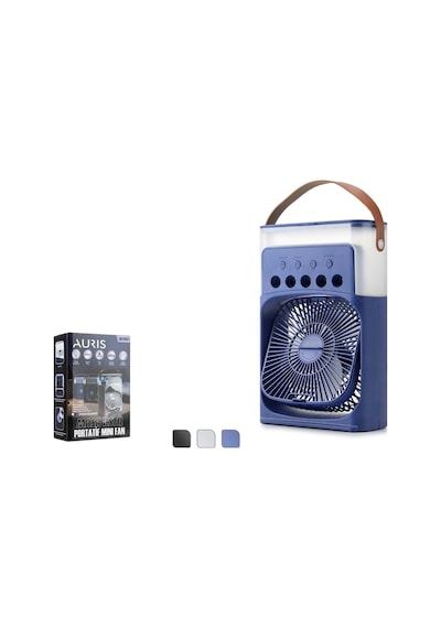 Auris Arsfns10 Masa Üstü Buharlı Mini Fan 600 Ml - 3 Kademe Serinletici