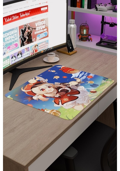 Klee Genshin Impact Anime Gacha V1 - 48x40 Xl Gaming Mouse Pad Fare Altlığı