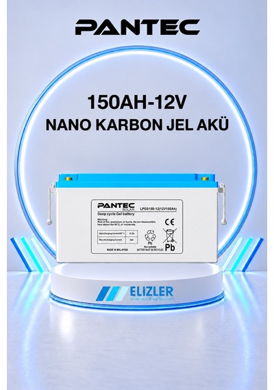 Pantec 150ah 12v Nano Karbon Jel Akü